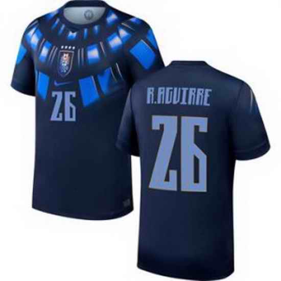 Youth 26 Uruguay Rodrigo Aguirre Away Replica Jersey World   2